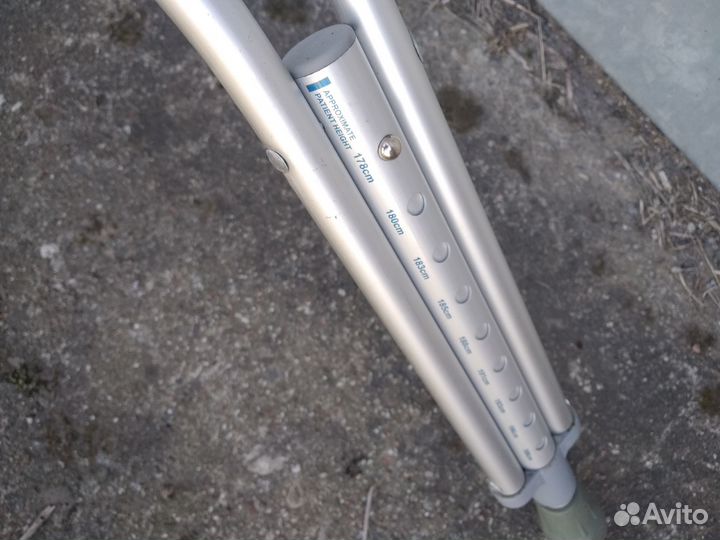 Костыли подмышечные алюминиевые bronigen