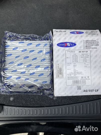 Салонный фильтр Renault Duster