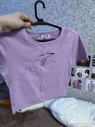 Топ фиолетовый