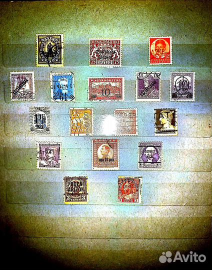 Марки с надпечаткой