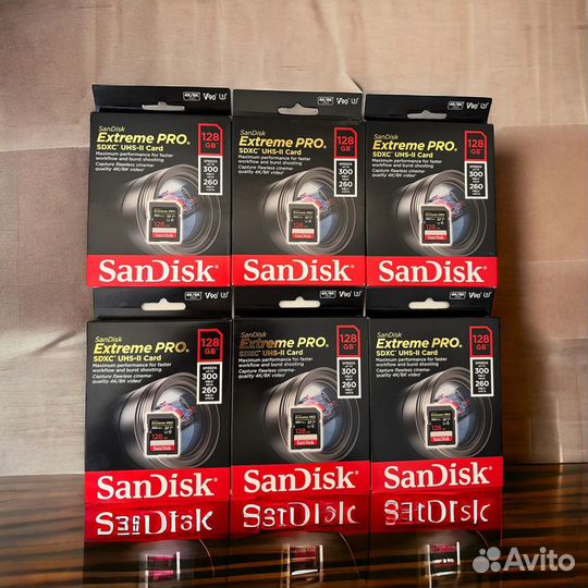 SanDisk Extreme PRO sdxc UHS-II V90 128GB 300MB/s