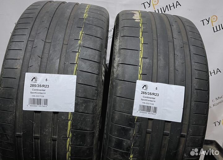 Continental SportContact 6 285/35 R23 94Y