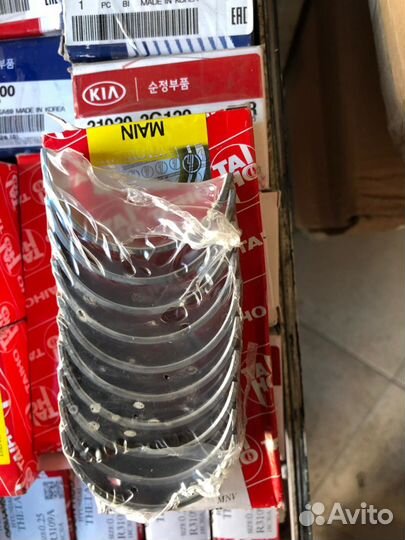 Вкладыши шатунные и коренные G4KE