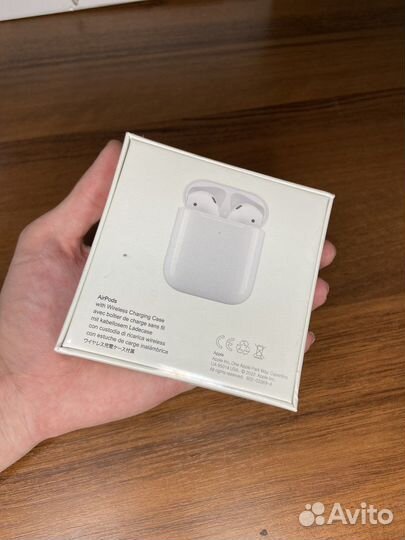 Без проводные наушники air pods 2