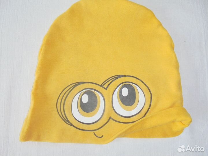 Демисезонные легкие шапки трикотаж на мальчика