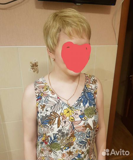 Парик из канекалона, красивый блонд