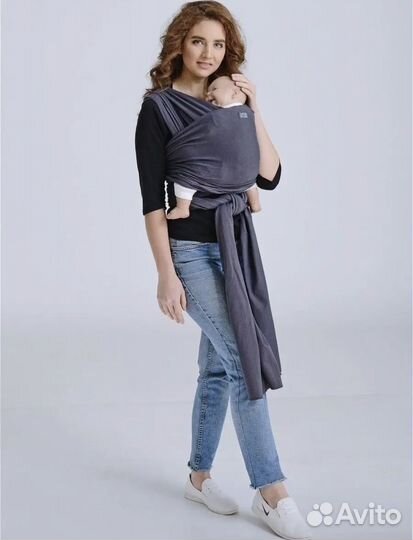 Слинг шарф трикотажный для новорожденного