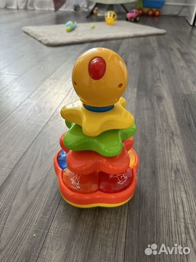 Пирамидка утка музыкальная