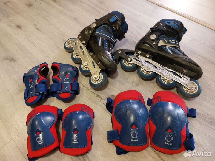 Ролики детские раздвижные 33-36