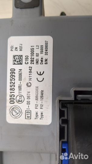 Блок комфорта Fiat 500 2007, 2009