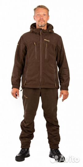 Костюм Nova Tex Якут pride флис, коричневый, р.56