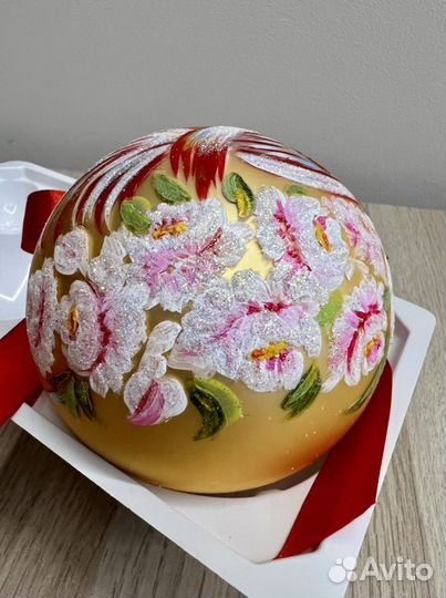 Елочный шар ручной работы