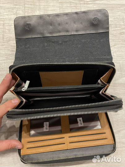 Кошелек мужской кожаный