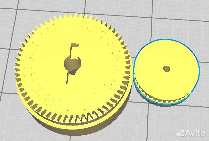 Шкив и шестерня для швейной машинки jaguar 281