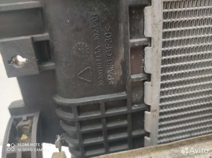Радиатор охлаждения основной на chery tiggo 7 pro