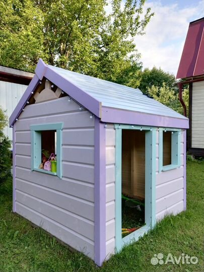 Детский деревянный домик для детей