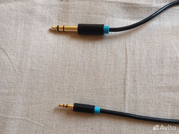 Кабель Jack 6.35 / mini Jack 3.35 (папа)