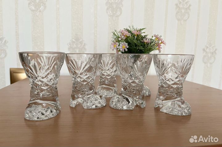 Хрустальные рюмки стопки СССР