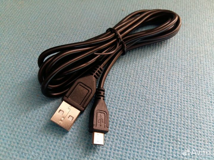 Кабель USB - microusb длина 2 метра (чёрный)
