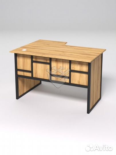 Стол эргономичный офисный сэ-16 (правосторонний) &