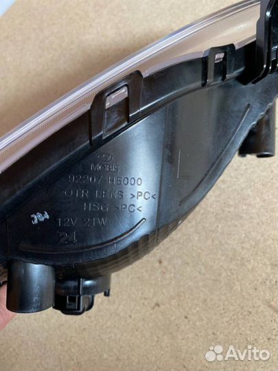 Птф передний левый Hyundai Solaris 2017