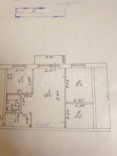 2-к. квартира, 45,9 м², 5/5 эт.