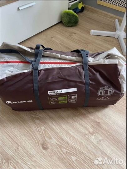 Палатка 4х-местная Outventure Twin Sky 4