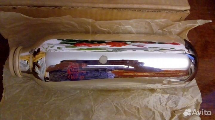 Колба стеклянная для термоса с узким горлом СССР