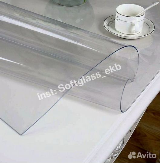 Гибкое/мягкое стекло, силиконовая скатерть