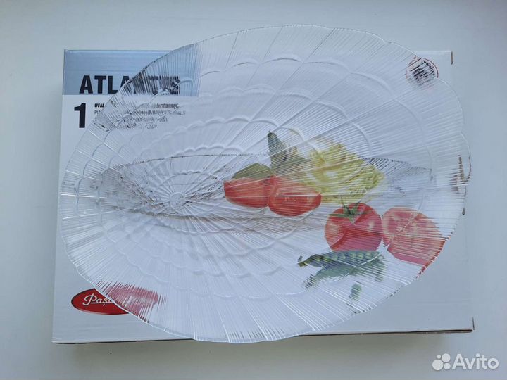 Блюдо из закалённого стекла (новое)