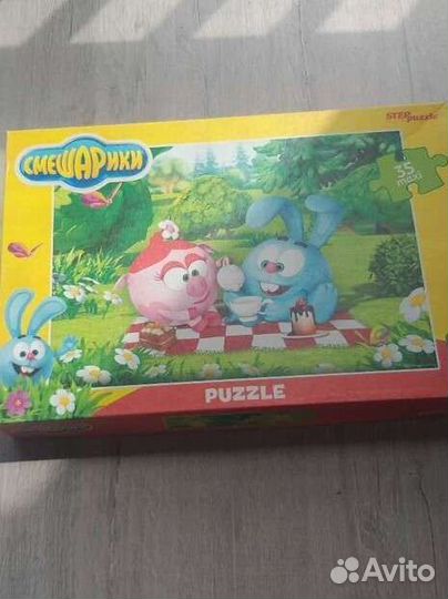 Пазлы детские крупные