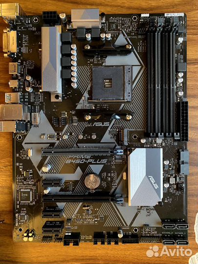 Asus prime B450-plus новая на гарантии