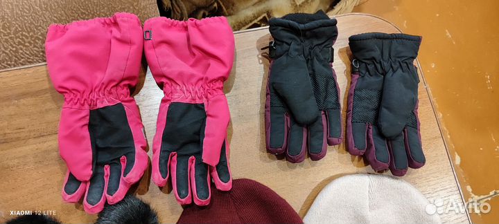 Шапка и перчатки для девочки