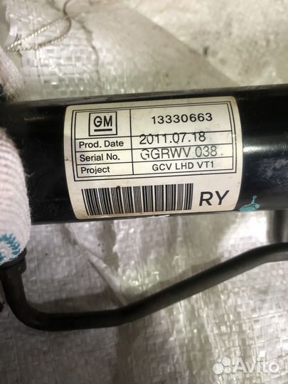 Рулевая рейка chevrolet cruze 2014г