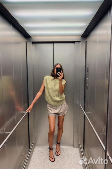 Жилет Zara новая коллекция 2024