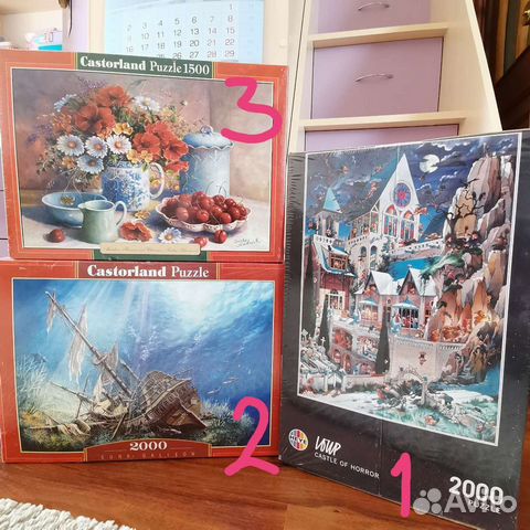 Пазлы новые в пленке