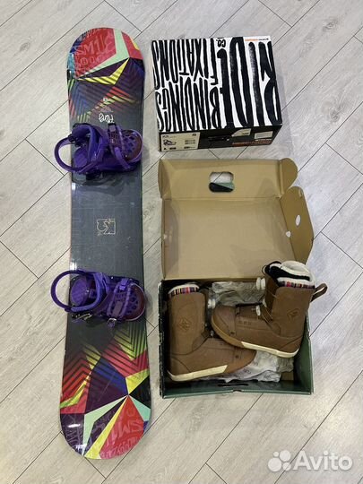 Сноуборд комплект женский k2