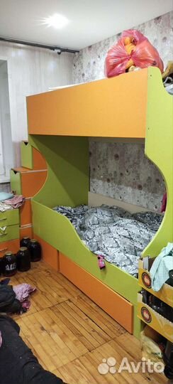 Двухъярусная кровать бу