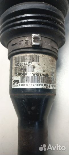 Полуось Volvo XC90, 2004