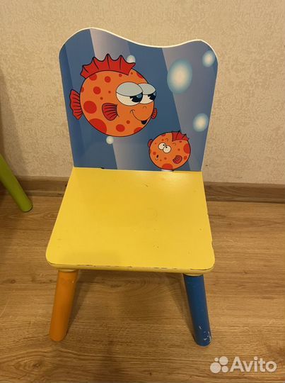 Детский стол и стул
