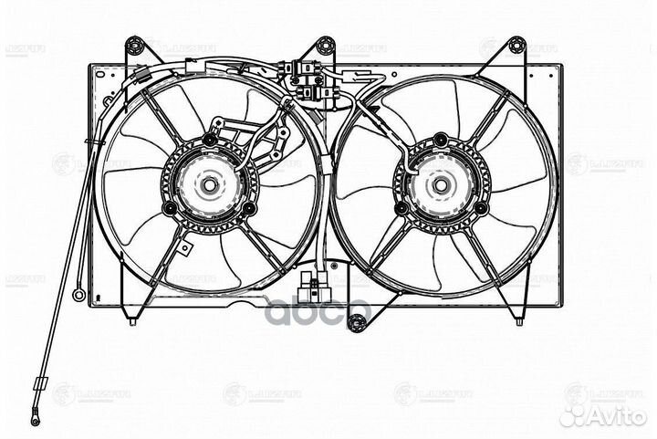 Вентилятор радиатора chery fora (A21) (06) (2