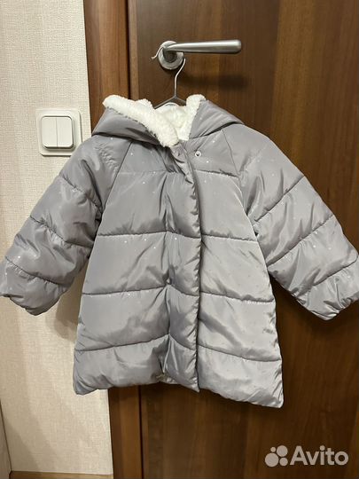 Зимняя куртка Jacadi на девочку (2 года, 88см)