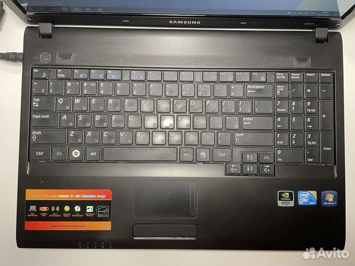 Быстрый ноутбук Samsung intel/ssd