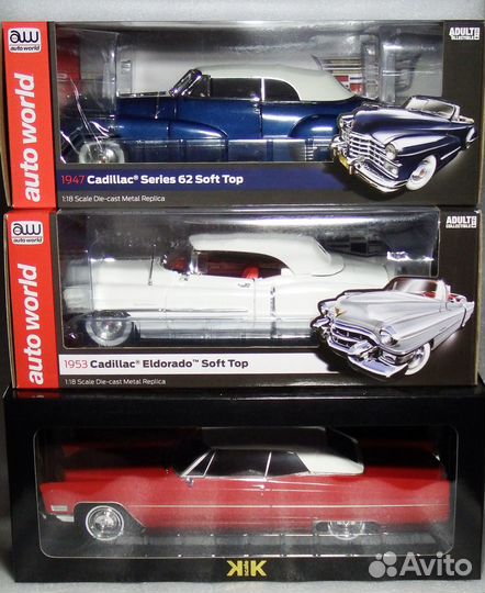 1:18 Cadillac(1932,1947,1953,1967) / SunStar+AW+KK