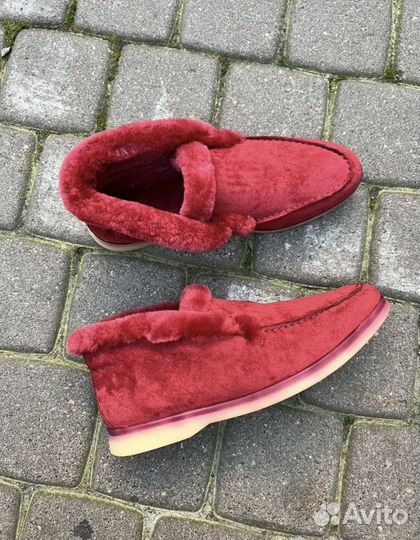 Мокасины loro piana замшевые (новые)