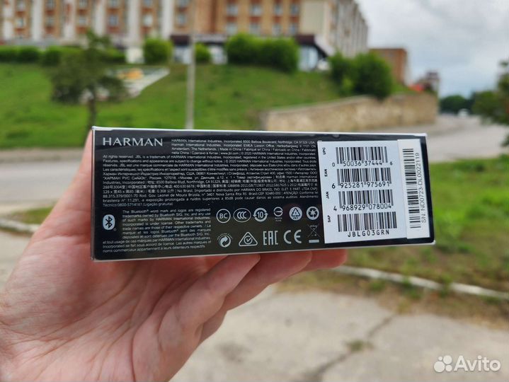 Колонка портативная JBL Go 3, зеленая. Новая