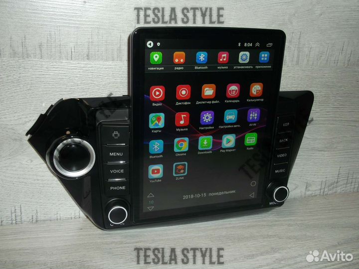 Магнитола Kia Rio 3 Tesla Android GPS WiFi
