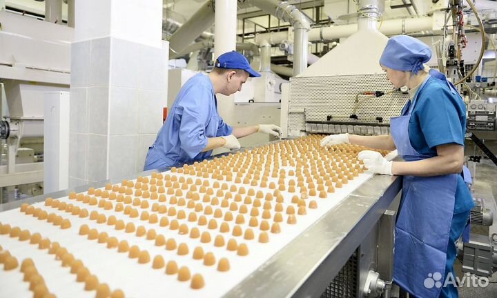 Вахта Фасовщик сладостей 3хразПитание Питер