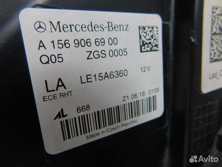 Фара левая Mercedes-Benz GLA-Class