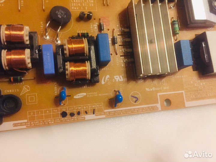 Блок питания телевизора samsung ue48h6200